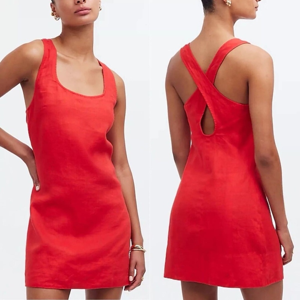 Red Sleeveless Dress